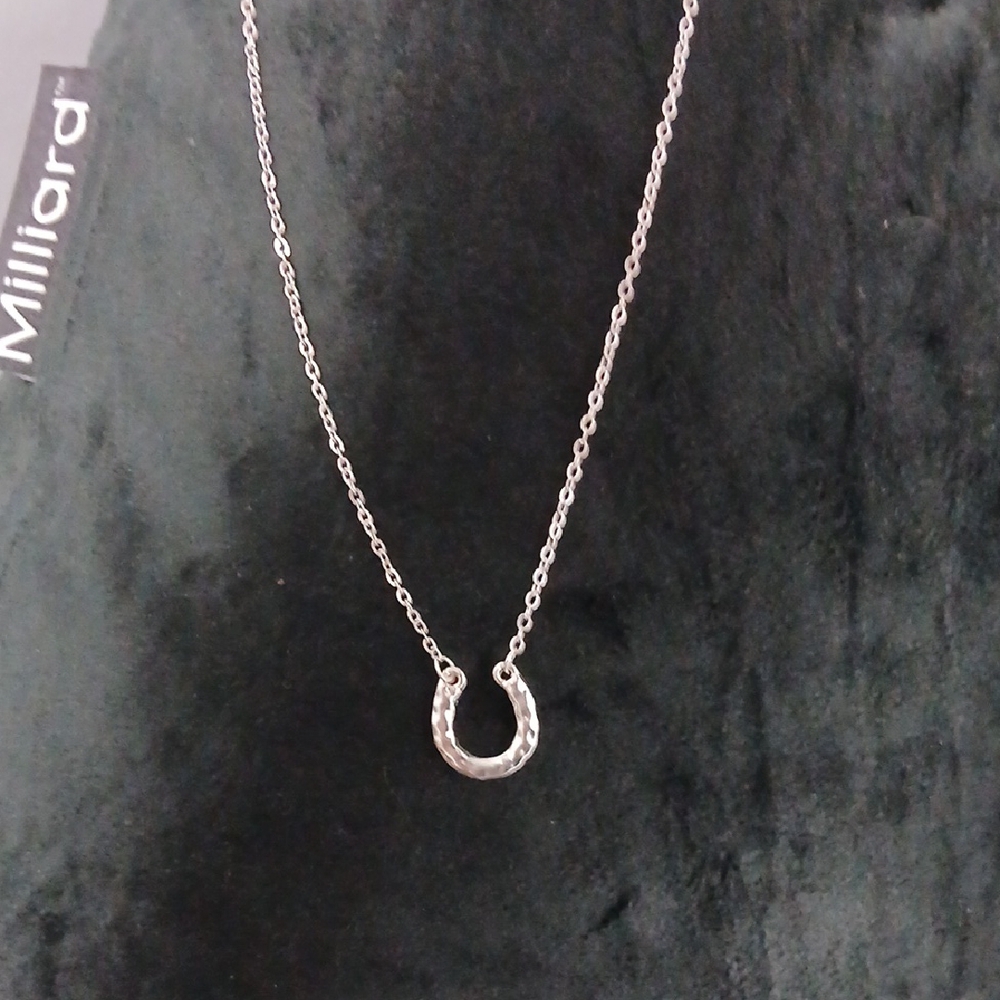 Silver Horseshoe Necklace
